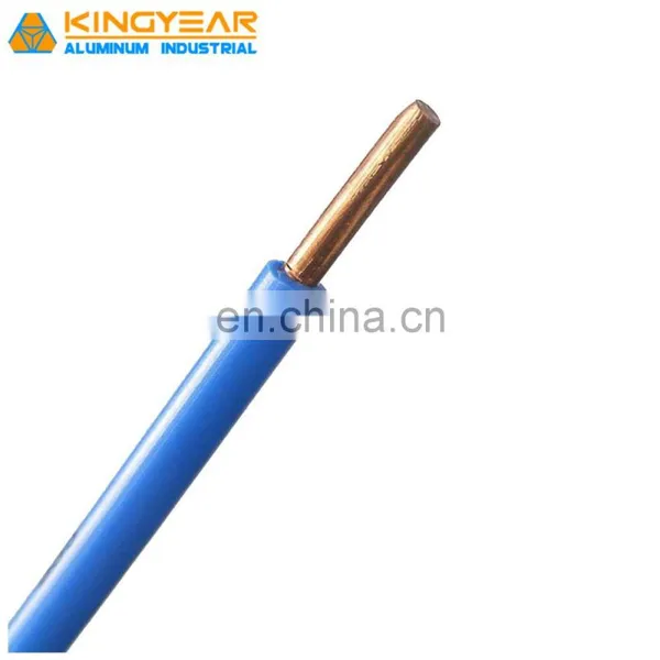 Hot Sale 1.5mm 2.5mm 4mm 6mm 10mm Single Core Solid or Stranded Copper Pvc House Wiring Cable and Building Wire photo-4