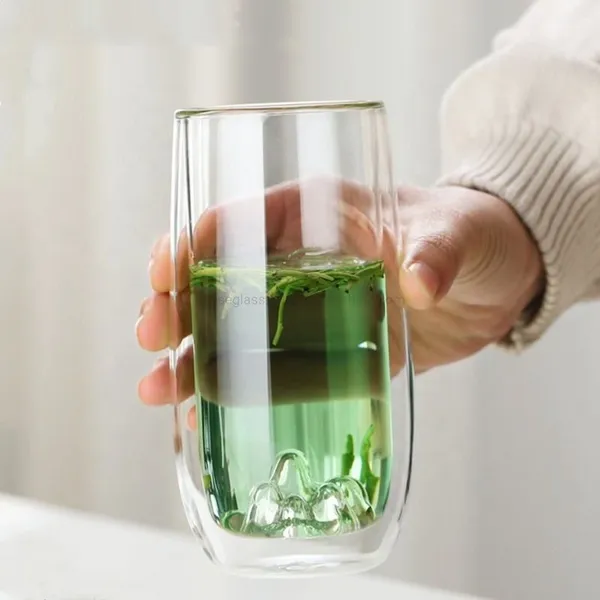 Household High Borosilicate Double Glass Cup High Temperature Resistant Wave Cup photo-5