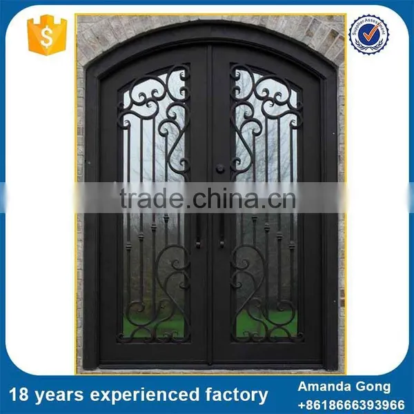 Low Price Wrought Iron Front Door Designs photo-6
