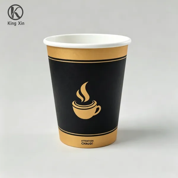 Персонально распечатанные одноразовые кофейные чашки для кафе