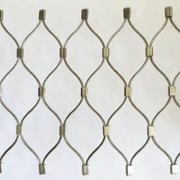 Stainless Steel Animal Barrier Netting 304 2.0mm Wire Welded Mesh 50x100mm Panel photo-2