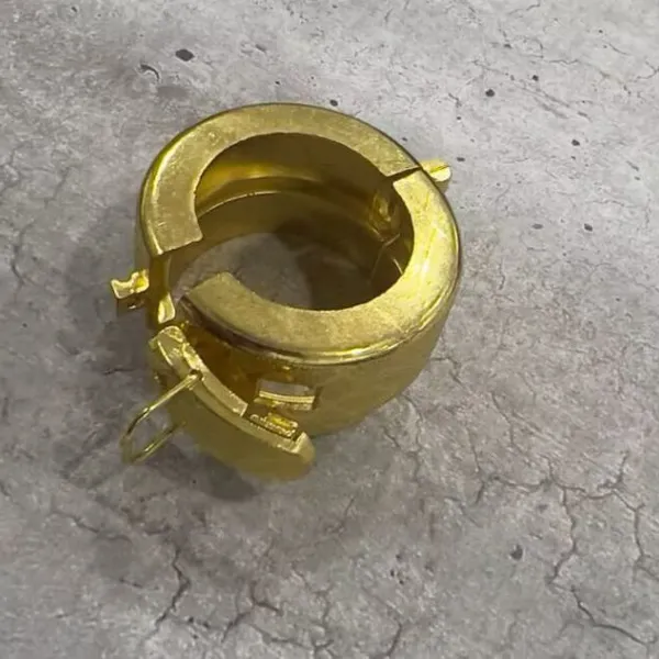 Plastic Bottle Clasp With Neck Ring for Cosmetic Packaging, 24mm Ring, Smooth Surface