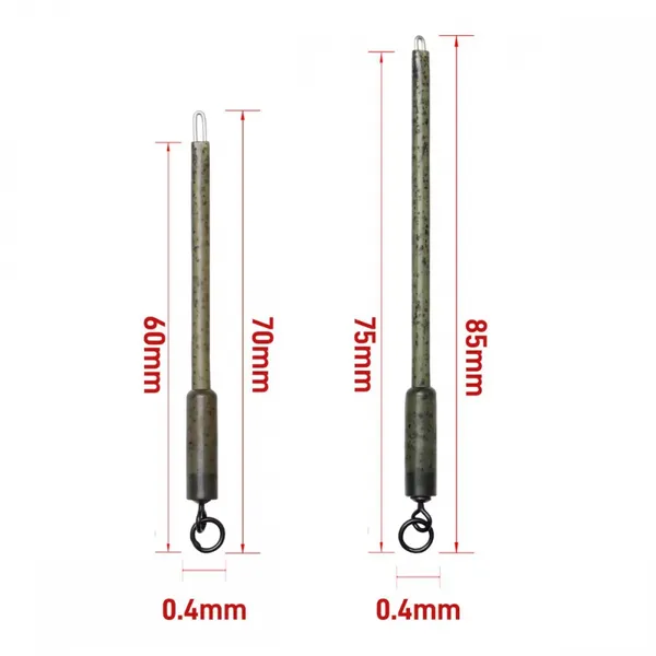 New Color 2 Sizes PVA Bag Stems Lead Inserts Carp Fishing Tackle Accessory F13III-S2088L photo-2