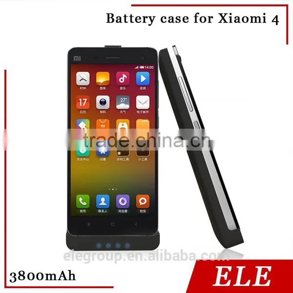 New Arrival !!! 3800 MAh Power Bank Case for Xiaomi 4 Factory Direct photo-4