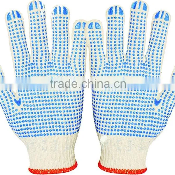 Pvc Dotted Cotton Gloves,cotton Dotted Gloves,dotted Gloves photo-3