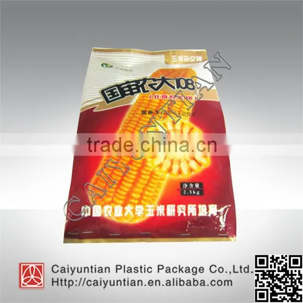 Resuable Agriculture Plastic Bag for Corn Seeds With a Clear Window/ Standed Side Gusset Plant Seeds Bag Supplier's Choice photo-3