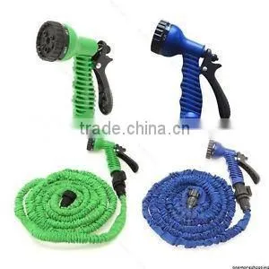 25FT Expanding Garden Car Wash Water Hose Pipe W/Spray Nozzle photo-2