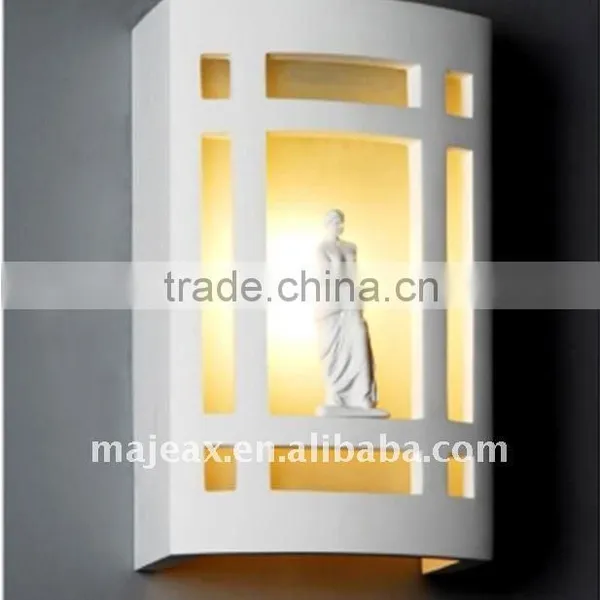 Modern Plaster Decorative Indoor Boundary Wall Light