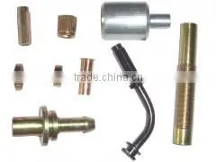 Many Motorcycle Cable Components