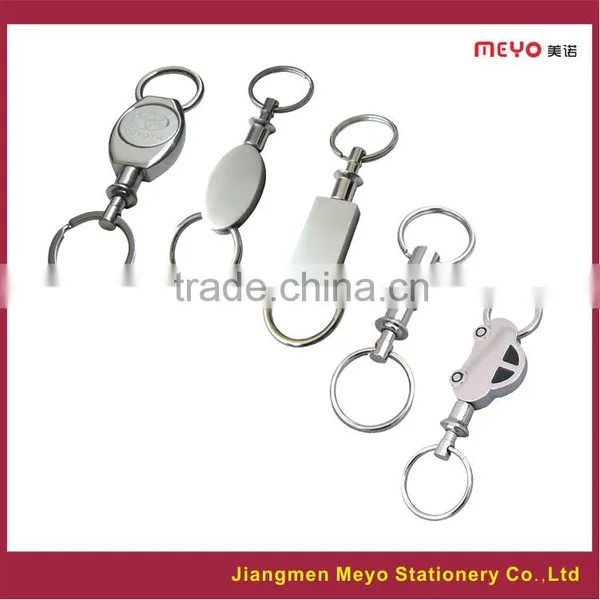 Custom metal key ring, wholesale custom metal keyring                        
                                                Quality Choice