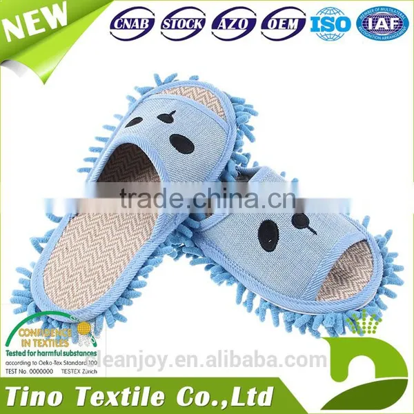 Furry Warm Sandals Slippers Good Quality Washable Bathroom Mop Slippers photo-5