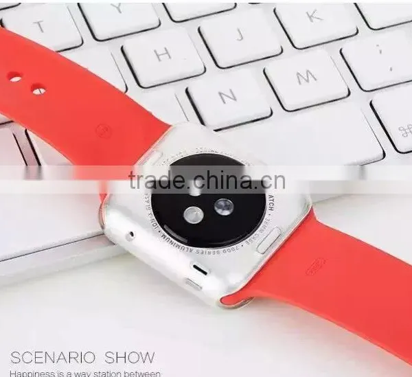 Original PIPILU TPU Soft Screen Protector Case For Apple Watch Screen Protective Case Clear Cover 38mm/42mm MT-4531 photo-3