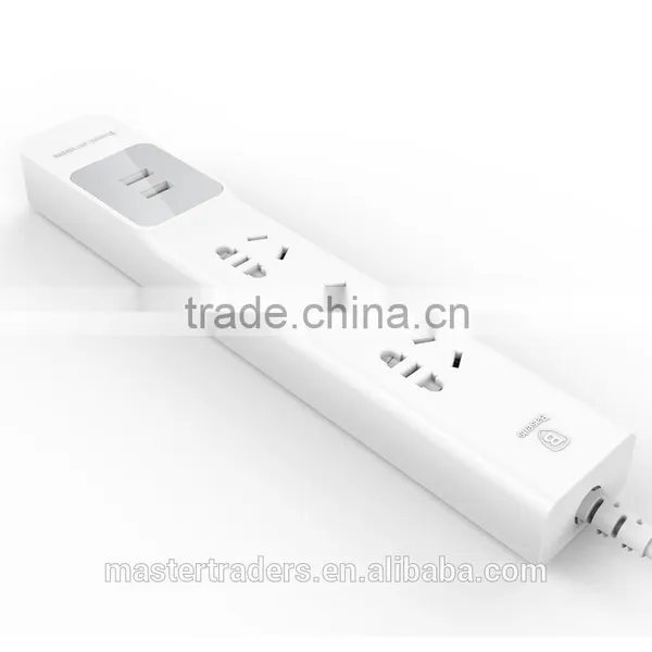 Baseus 2.1A Power Strip 3 Universal Outlets To Smart Chips Home Electronic 2USB Charging Ports For Mobile Phone TB-0211 photo-4