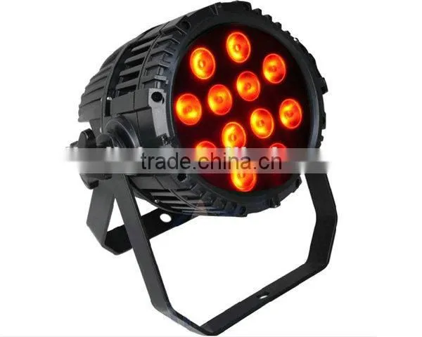 12x15w 5 in 1 Waterproof Outdoor RGBWA LED Par Can DMX512 RGB Stage Disco DJ Lighting Projector photo-4