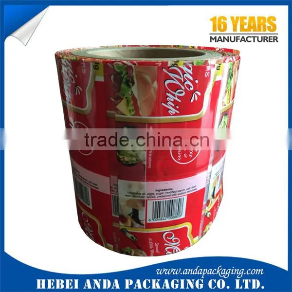 Printed Decorative PVC/PET Shrink Sleeve / Heat Shrink Bottle Lable Film Roll photo-5