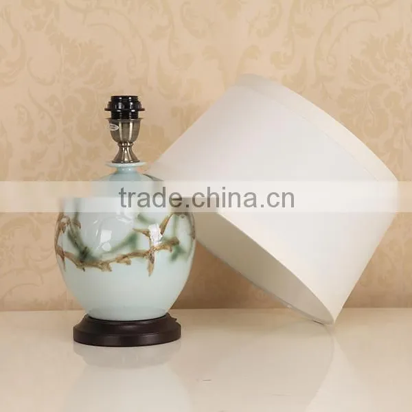 Aqua Decorative Porcelain Lamp for Room photo-5