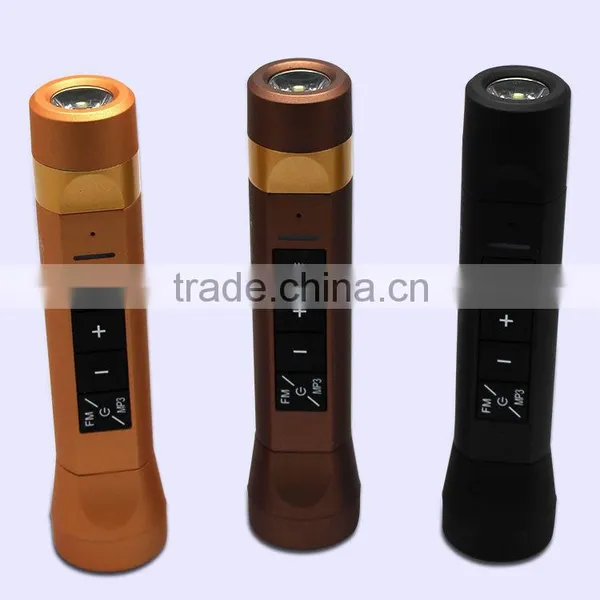 4in1Multifunction Music Torch Mini Speaker 2200mah Flashlight Torch With Power Bank photo-5