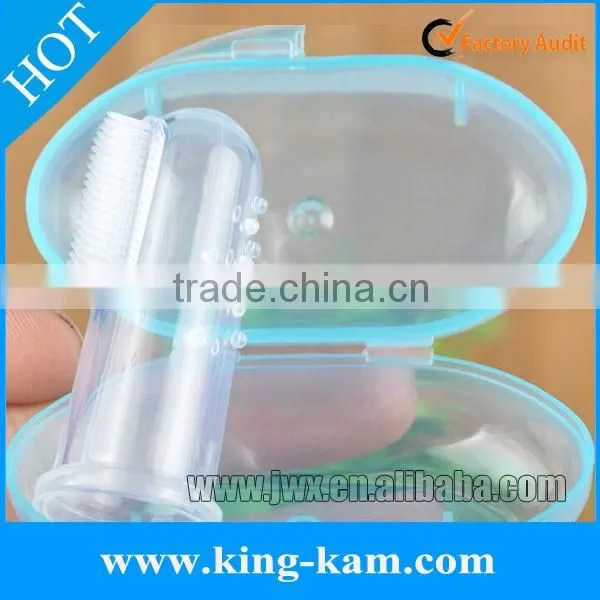 Non-toxic Silicone Baby Toothbrush With Hygienic Box Packaging photo-2