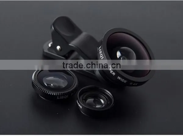 3 in 1 Marco+0.4x Wide-Angle+180 Fisheye Camera Lens For Smart Phones photo-5