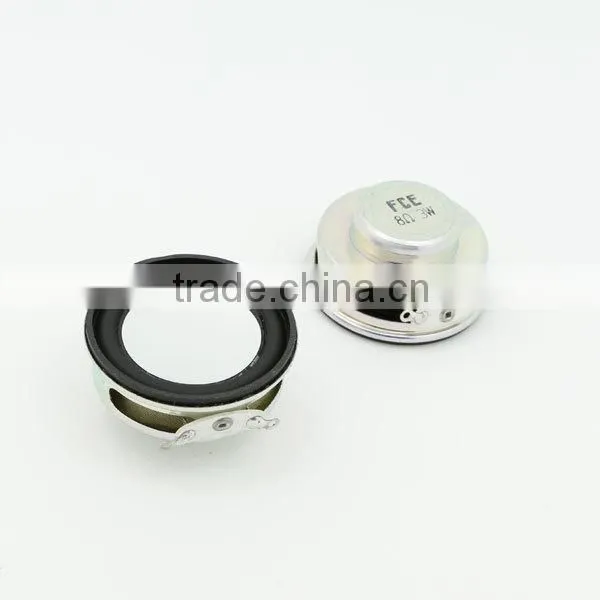 40mm 8ohm 3W Laptop Speaker With Subwoofer for Audio Product