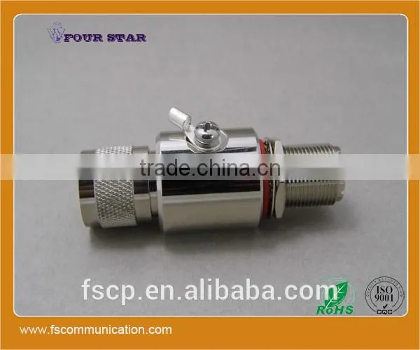 Gas Discharge Tube Lightning Protector UHF Male to UHF Female Bulkhead Connector photo-3