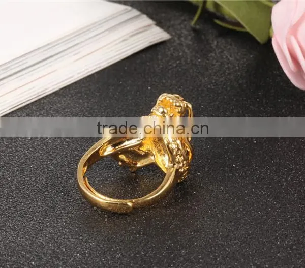 2016 Gold Filled Jewelry Copper Ring for Men Gold Dragon Ring photo-6