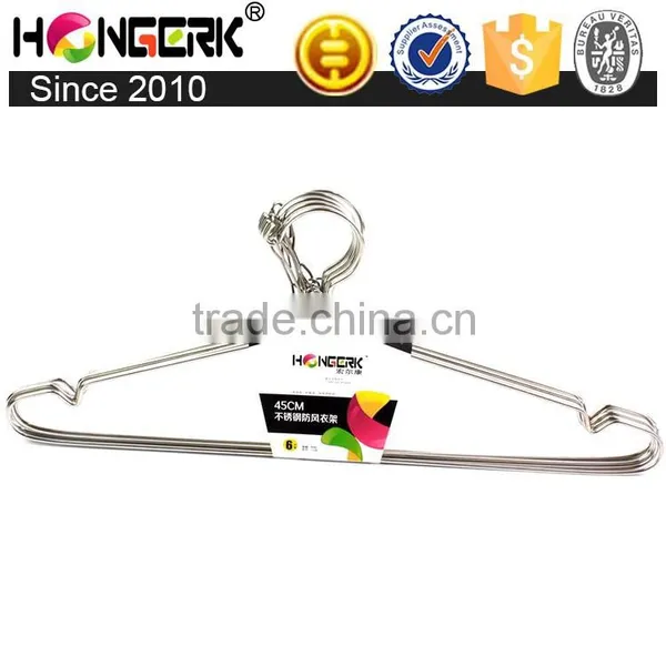 Windproof Metal Stainless Steel Clothes Hanger