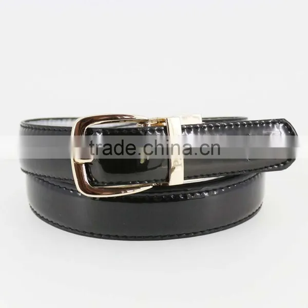 2015 Colorful Lady Reversible Leather Belt With Shiny Gold Remove Buckles in YiWu photo-2