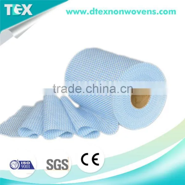 Spunlace Nonwoven 10% Viscose 90% Polyester Cleanroom Wipes photo-4