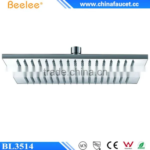 10'' 12'' 14'' 16'' Square Brass Wall Mounted Spa Waterfall Shower Head photo-3