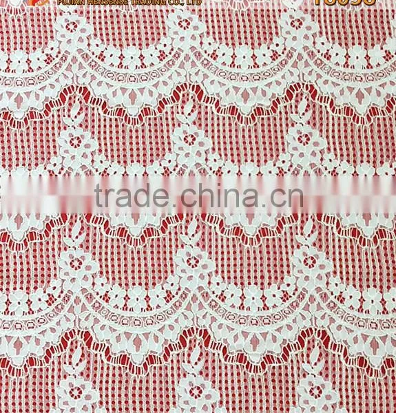 Wholesale High Quality Nylon/Cotton/Rayon Strand Lace Fabric T8058 photo-2