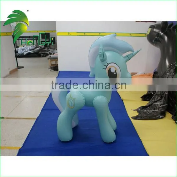 Qute Durable Soft 0.4PVC Inflatable Character Cartoon / Rarity / Apple Jack / Inflatable Little Horse From Hongyi photo-3