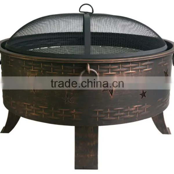 28" Moon and Star Fire Pit