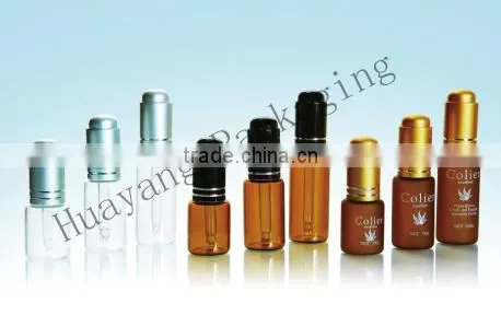 Tube Bottle Small Bottle,perfumer Medicine Glass Bottle With Cap