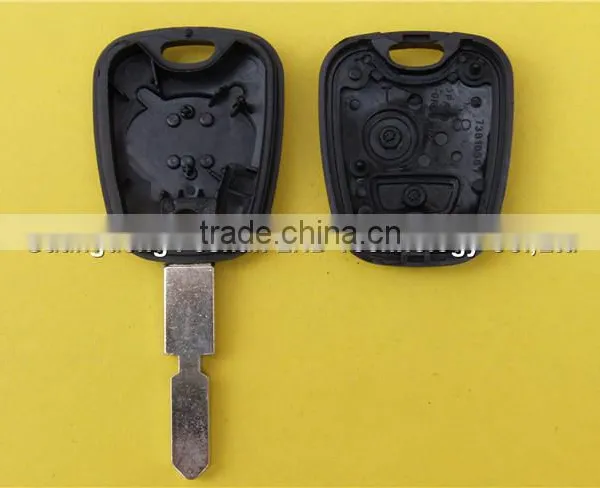 Key Car no Logo Remote 2 Button Key Cover Shell Blank Peugeot 406 Key Fob photo-5