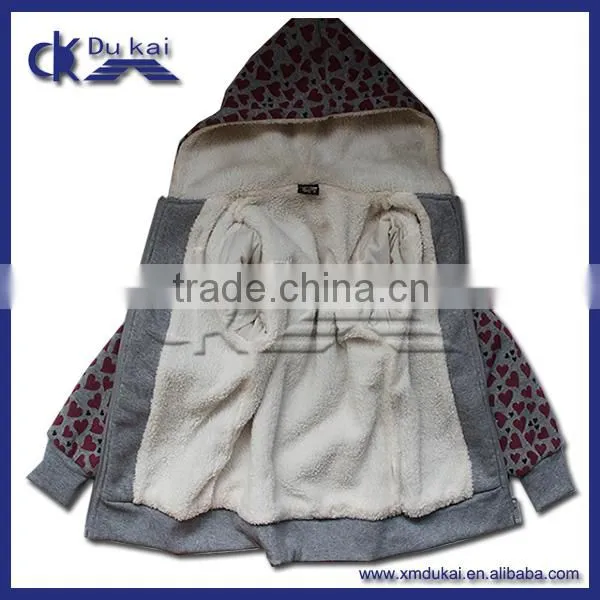 Children's Hoodies Sweatshirt With Berber Fleece Lining photo-4