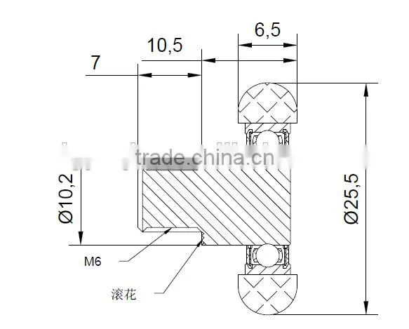 Nylon Wheel Drawer Slide photo-3
