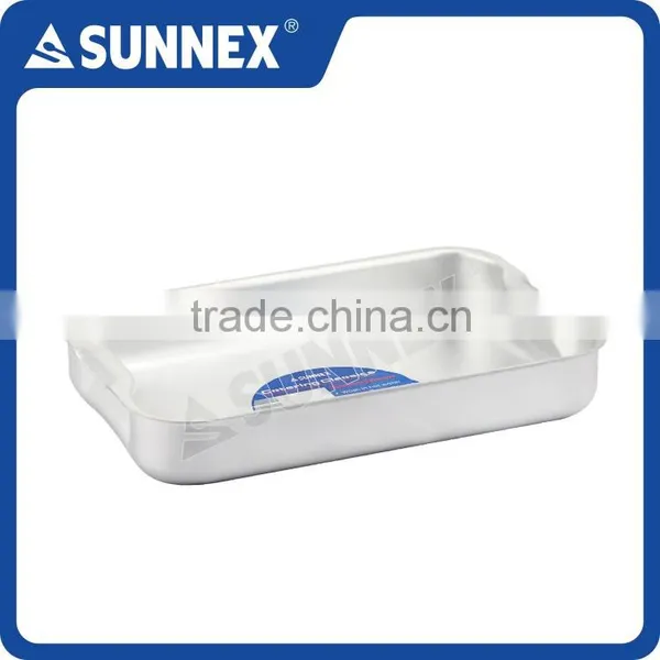 SUNNEX Hot Sale Standard Rectangular 31.8x21.6x5.1cm Aluminium Roasting Dish