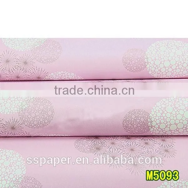 Dandelion Pink Self Adhesive Diy Kuching Wallpaper photo-3