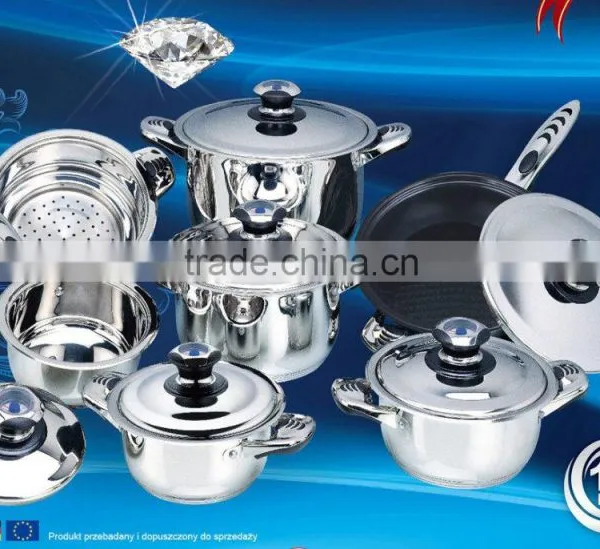 16pcs Swiss Line Stainless Steel Cookware/cooking Sets Wih Low Price photo-4