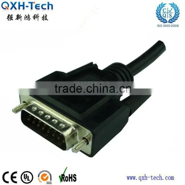 High Quality DB 15 Male Adapter 15pin D-sub Connector