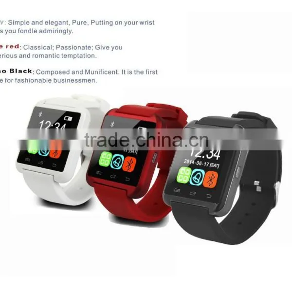 Smart Watch With 1.48'' TFT Display U8 Bluetooth Smart Watch 2015 for Android and IOS Phones photo-6