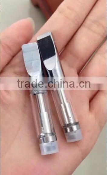 2016 USA Hot Wickless 0.5ml Glass Cbd Oil Glass Tank Thick CBD Oil 510 Oil Tank Quality Choice photo-3