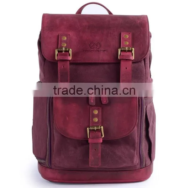 Handmade Vintage Bag Leather Camera Bag for Canon 600d photo-2