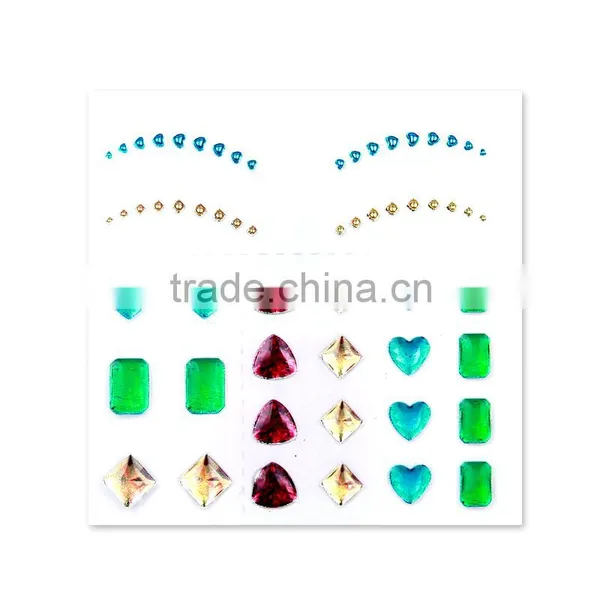 Indian Forehead Bindi Sticker Bollywood Bindi Sticker Self Adhesive Body Tattoo Gift For Women Quality Choice photo-5