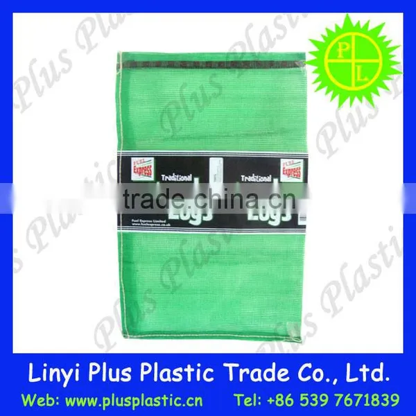 pp Woven Fabric Leno Onion Bag With Drawstring and Label photo-6