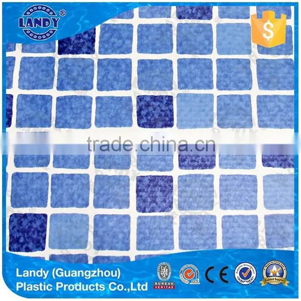 Simple Pvc Vinyl Plastic Plaid Swimming Pool Liner photo-2