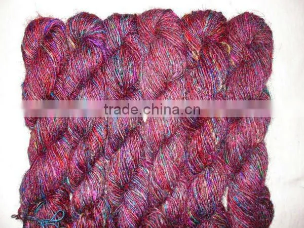 Recycled Sari Silk Yarn