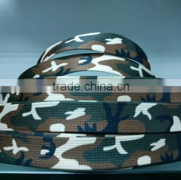 Camouflage webbing, polyester webbing