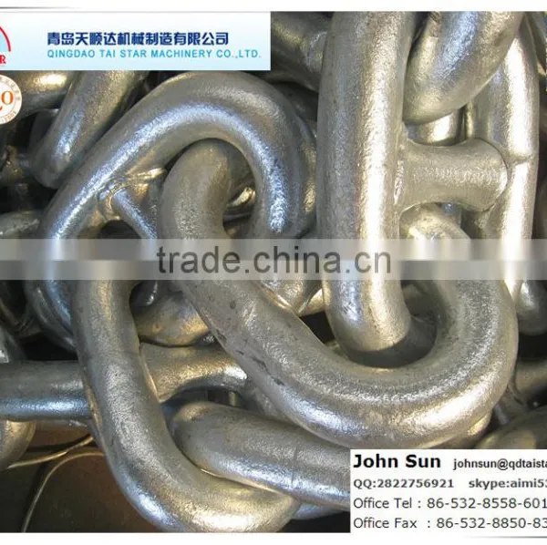 HDG or Black U3 Dia 12.5-75mm Marine Stud Link Anchor Chain photo-3